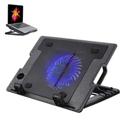 GENERICO - Cooler para Laptop de 15 - Ventilador Silencioso USB y Altura Ajustable