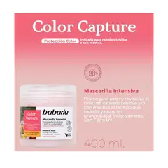 BABARIA - Mascarilla Color Capture - Cabellos Teñidos o con Mechas - Filtro UV - 400 ml