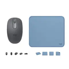 LOGITECH - KIT DE MOUSE M196 Y PAD MOUSE