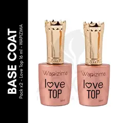 GENERICO - BASE COAT Pack x2 - Love Top 16 ml - WAPIZIMA