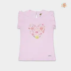 HORMIGUITA - PF Polo MC Rosado Ailani Girls Corazón