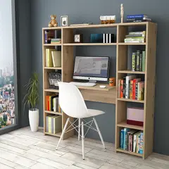 GENERICO - Escritorio con Estante Ensueño de Melamina Home Office