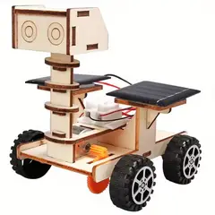 GENERICO - Kit Educativo Construcción y Energía Solar Carro Lunar