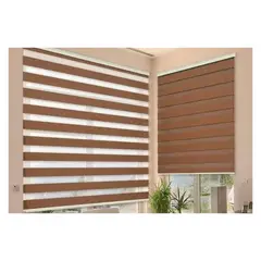 GENERICO - PERSIANAS DE COLOR CAFE DE 180 x 100 CM
