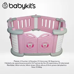 BABY KITS - Corral Pentagono para niños Rosado