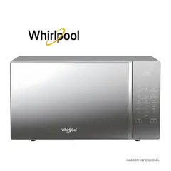 WHIRLPOOL - Horno Microondas 30L Silver con Puerta Espejo Modelo WM2011D