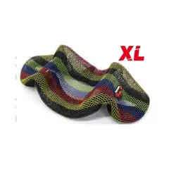 GENERICO - FUNDA DE COJIN PARA MOTO MULTICOLOR XL