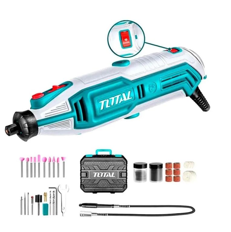 Mini Grinder Esmeril 130w Eléctrico 109 Piezas Pulidor Frecuencia 50/60Hz Potencia 130 W