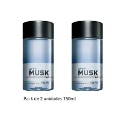 AVON - OFERTA - Musk Airt Colonia Refrescante 150ml Pack 2 unidades
