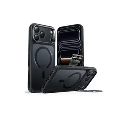 SPACE - CASE MAGSAFE NEGRO CON PARANTE PARA IPHONE 17 PRO MAX