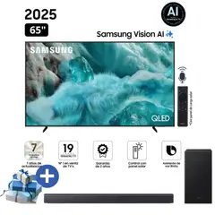 SAMSUNG - Televisor Smart TV 65 QLED 4K UHD QN65Q7FAAGXPE+ SoundBar B450F