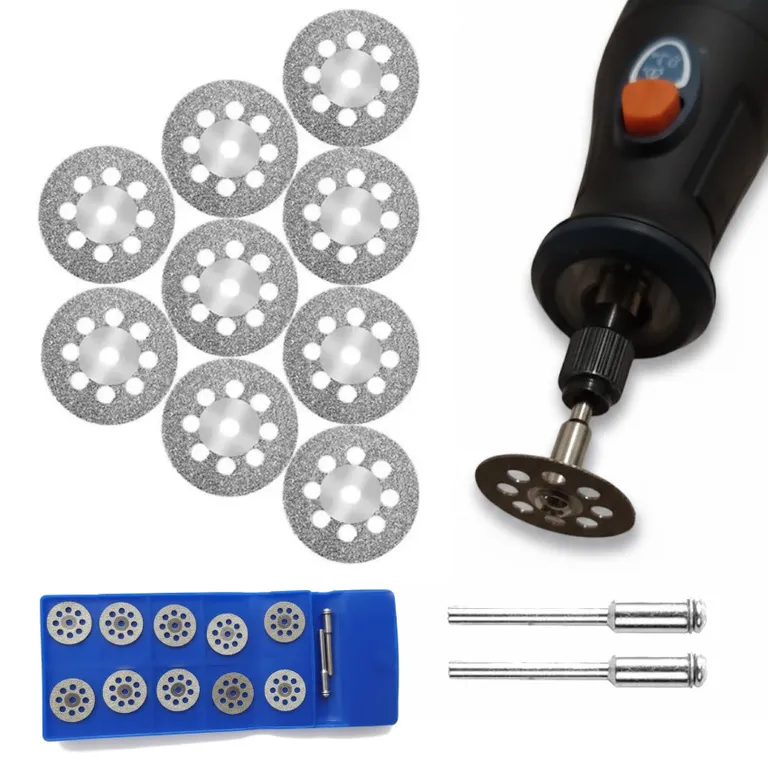 12 Piezas Discos Diamantados Corte Dremel Amoladora Minidril