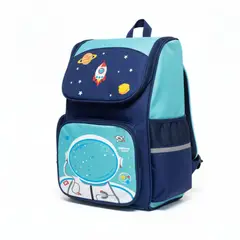 GENERICO - Mochila escolar modelo Astronauta tamaño Oficio v1