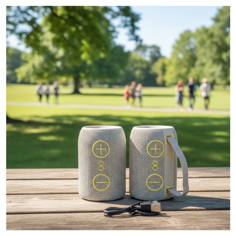 PARLANTE KMS 808 BEIGE INALÁMBRICO