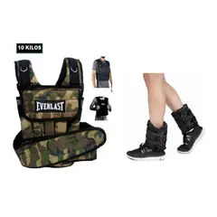 SPORT RICHMAR - Chaleco de 10 kl.+tobilleras de 1 kl. de arena