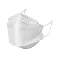 GENERICO - Mascarillas Fish Shape blanco marca P&W KF 94 Cax10