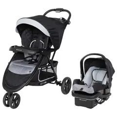 BABY TREND - Coche Travel System EZ Ride Plus con Silla Nido Carbon Black