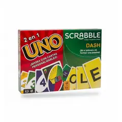 GENERICO - UNO y Scrabble Dash Juego Familiar