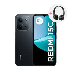 XIAOMI - CELULAR REDMI 15C 4GB 256GB 6000mAh NEGRO + REGALO