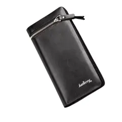 BAELLERRY - Billetera Larga Ecocuero Ejecutivo Chocolate