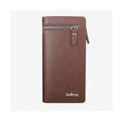 BAELLERRY - Billetera Larga Ecocuero Ejecutivo Chocolate