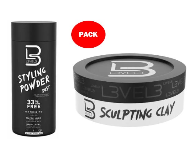 PACK LEVEL 3 CERA SCULPTING CLAY Y POLVO TEXTURIZADOR 30 GR