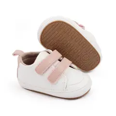 GENERICO - Zapatilla Blanca/Rosa para bebés 06 a 18 meses Wawita Love