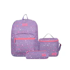 XTREM - MOCHILA TRI PACK LILAC STARS