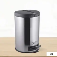 GENERICO - Papelera Clean con Pedal Facusa 12 Litros