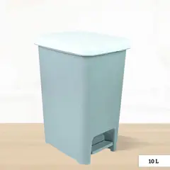 BASA - Papelera Automática Ahorra Espacio Homy Slim Gris 10 Litros