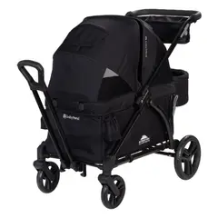BABY TREND - Carrito Vagón EZ Ride Navigator Plus 2 en 1 Negro para 2 Niños hasta 22 kg c/u.