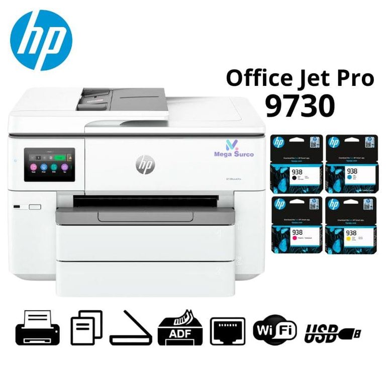 IMPRESORA A3 MULTIFUNCIONAL OFFICEJET PRO 9730 COLOR WIFI 537P5C