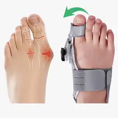 GENERICO - Corrector Ajustable de Juanete para Dedo Pulgar del Pie
