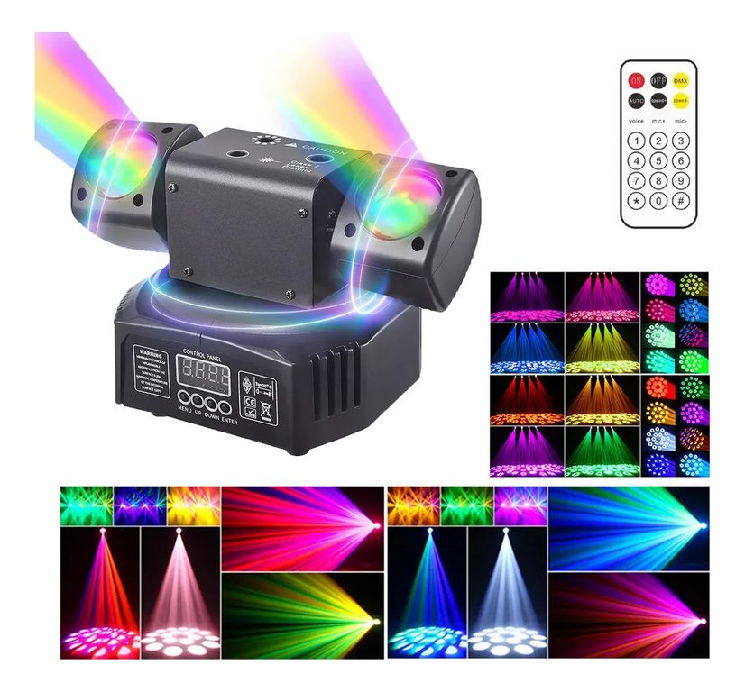 Cabeza Movil Roboticas Led Lluz Dj Luces De Escenario