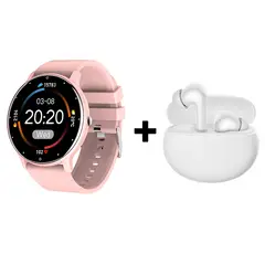 XIAOMI - Audífonos Bluetooth Redmi Buds 4 Active y Reloj Inteligente ZL02 -Rosa