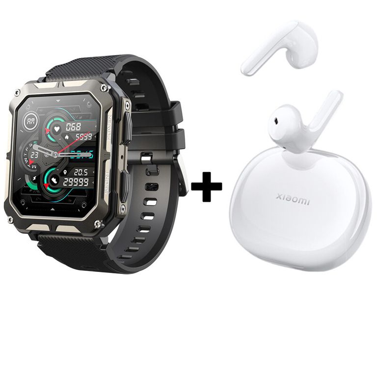 Audífonos Bluetooth Air 3 SE y Reloj Inteligente C20 PRO