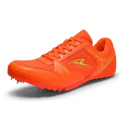 DANWEILE - Zapatillas de running con clavos para exteriores para hombre y mujer