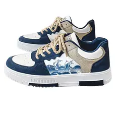 DANWEILE - Zapatillas Running Hombre Runner unisex Zapatillas urbanas-Azul Marino