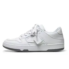 DANWEILE - Zapatos planos de estudiante de suela gruesa de moda -blanco