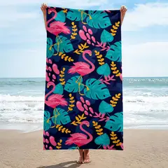 BAALATHKKO5 - Toalla Playa Impresión Toalla De Baño Portátil 15075 Cm - Flamenco