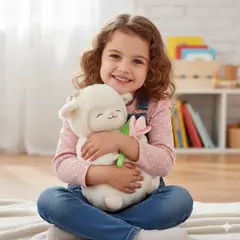 GENERICO - Peluche Kawaii de Ovejita con Tulipán Pequeña