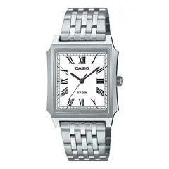 CASIO - Reloj MTP-B190D-7BVDF Hombre Acero Plateado