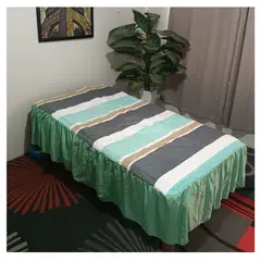 CUTE - CUBRECAMA CON BLONDA 1 PIEZA EN 2 PLAZAS