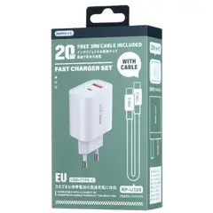 REMAX - 20W A+C Charger+C-C Cable Set RP-U120