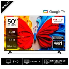 TCL - TELEVISOR 50 50S5K QLED FHD