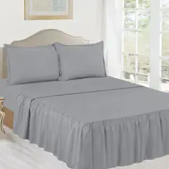 CUTE - JUEGO DE SÁBANAS EN 2 PLAZAS CON BLONDA