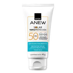 AVON - Protector Solar Facial Mate Anew Triple Protección Fps 50 Loción 40 G
