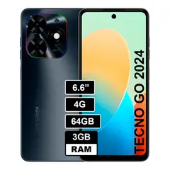 TECNO MOBILE - Tecno Go 2024 3GB 64GB NEGRO