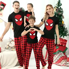 NACIONAL - Pijama Manga corta Unisex Spiderman Face