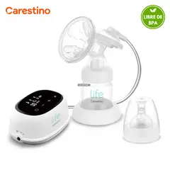 CARESTINO - Extractor de Leche Eléctrico -LIFE- Gris